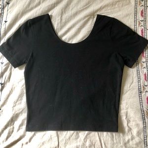 American Apparel cotton spandex crop top